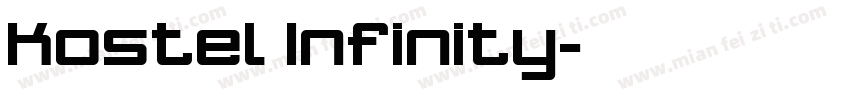 Kostel Infinity字体转换